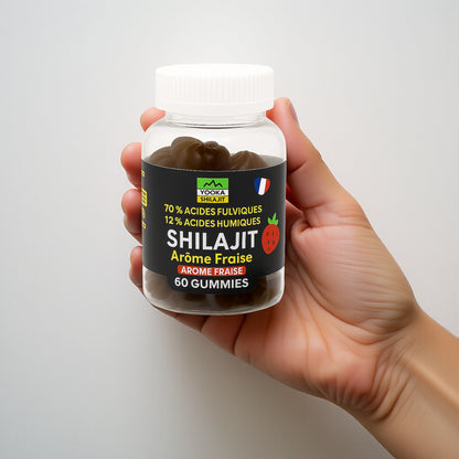 Gummies de Shilajit naturel - x60 Goût Fraise