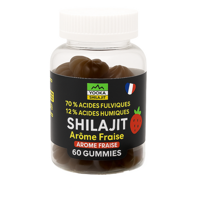 Gummies de Shilajit naturel - x60 Goût Fraise